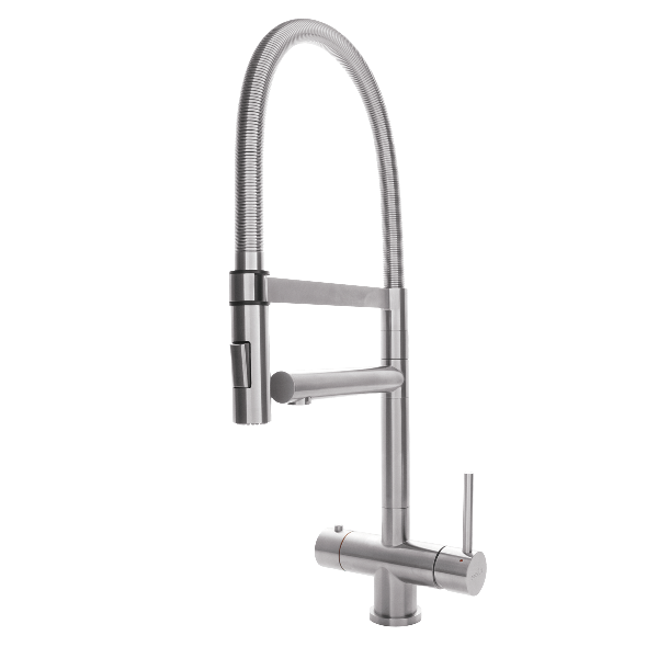 Selsiuz Push &amp; Turn Boiling Water Tap XL Stainless Steel Parts
