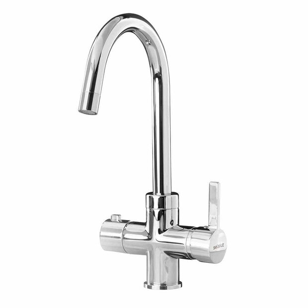 Selsiuz Push &amp; Turn Boiling Water Tap Round (Old Edition) Chrome