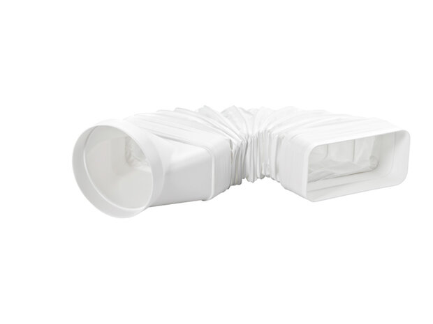 Airpart 4033024 MF-RBFLEX 2 system 125 tube bend, Connecting element, white