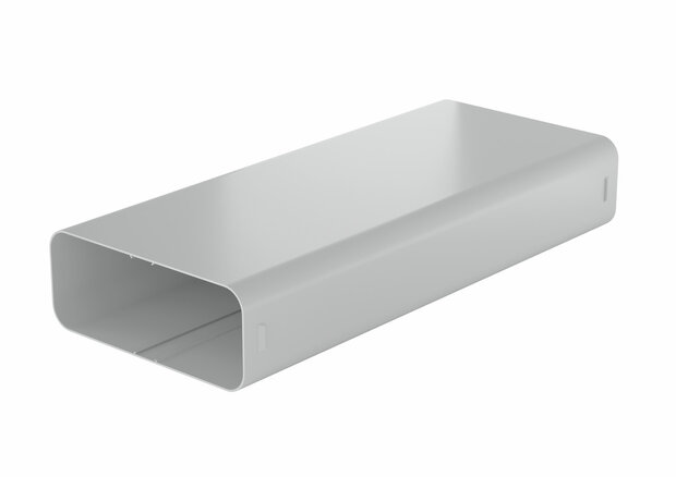Airpart 4051001 P-VRO 150 flat duct, Air exhaust duct, light grey
