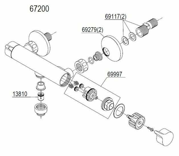 Damixa Architect 67200 onderdelen