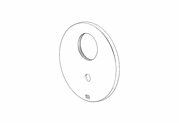 Dornbracht 091102261-06 Rozet platina mat