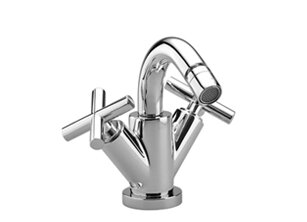Dornbracht 24510892-00 1-hole bidet mixer with drain fitting chrome