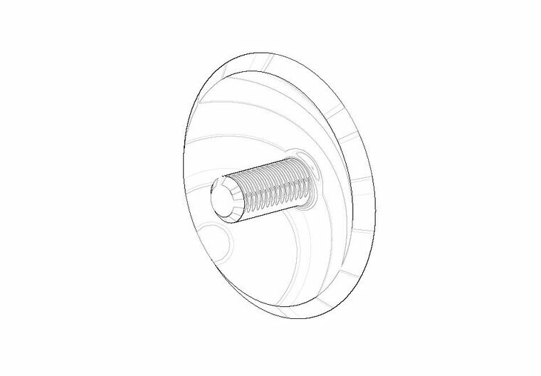 Dornbracht 093030060-06 Afdekplaat platina mat