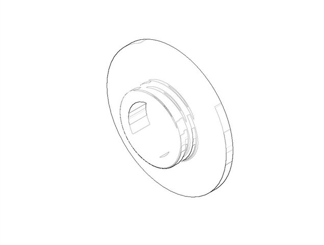 Dornbracht 092102105-00 Cover plate chrome