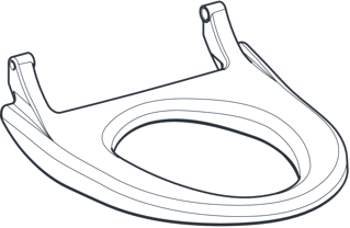 Geberit 242.170.11.1 AquaClean 4000 WC zitting, AqC4000 alpien wit