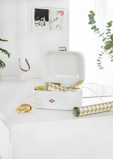 Wesco Single Grandy, Voorraadbak, wit mat