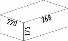 Wesco Single Grandy, Voorraadbak, rood