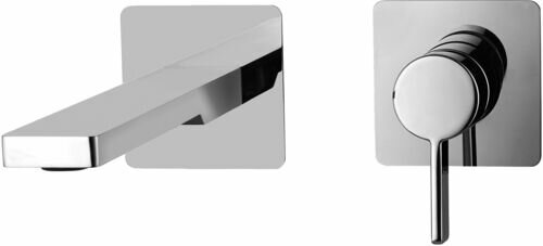 Recessed basin mixer ROCK Chrome