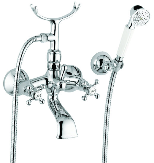 Luxury bath / shower mixer VIOLA Chrome