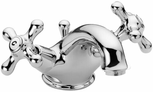 Basin mixer "retro" Viola Chrome + flash gold