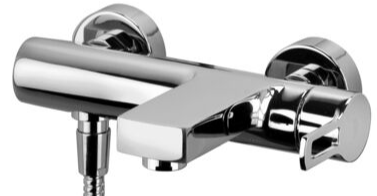 Bath/shower mixer w/o shower kit WEST