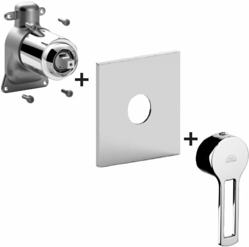 Installation kit for shower mixer Chrome WEST