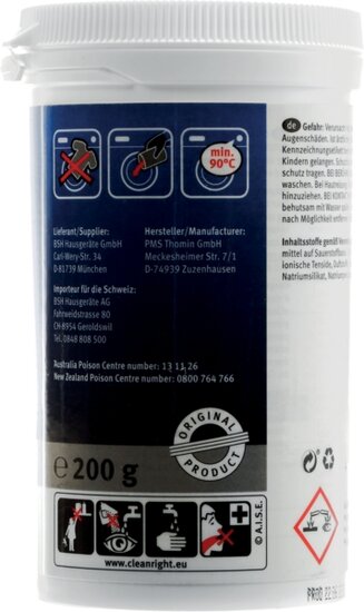 Siemens Bosch 00311925 Detergent for washing machines 200 grams Powder form