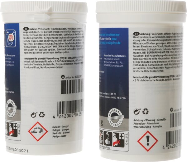 Siemens Bosch 00312276 Set with detergent and quick descaler for washing machines