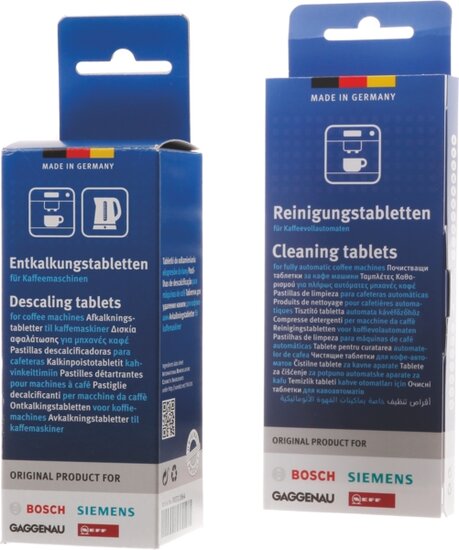 Bosch Siemens 00312261 Set of cleaning and descaling tablets for fully automatic coffee machines