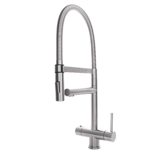 Selsiuz Push &amp; Turn Boiling Water Tap XL Stainless Steel Parts