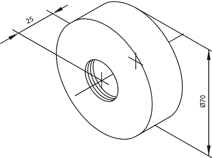 afmetingen Rozet Damixa