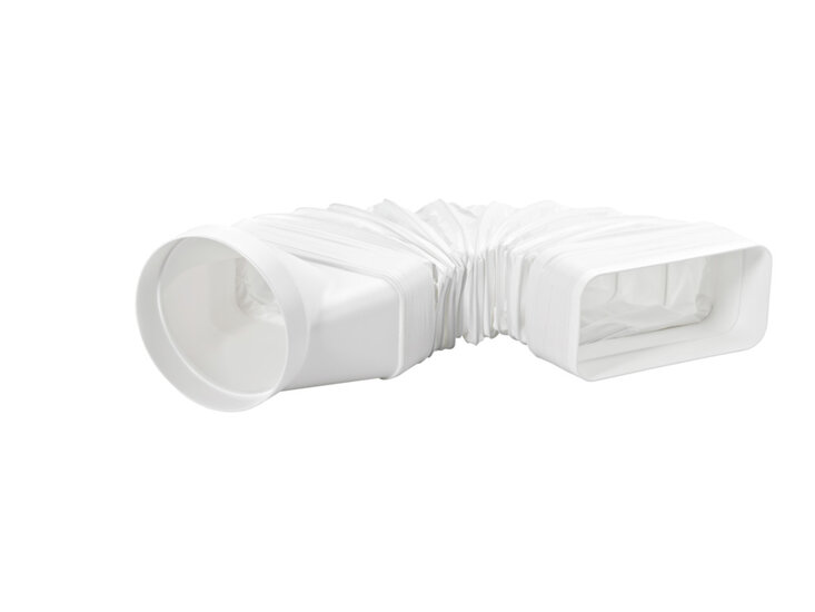 Airpart 4033024 MF-RBFLEX 2 system 125 tube bend, Connecting element, white