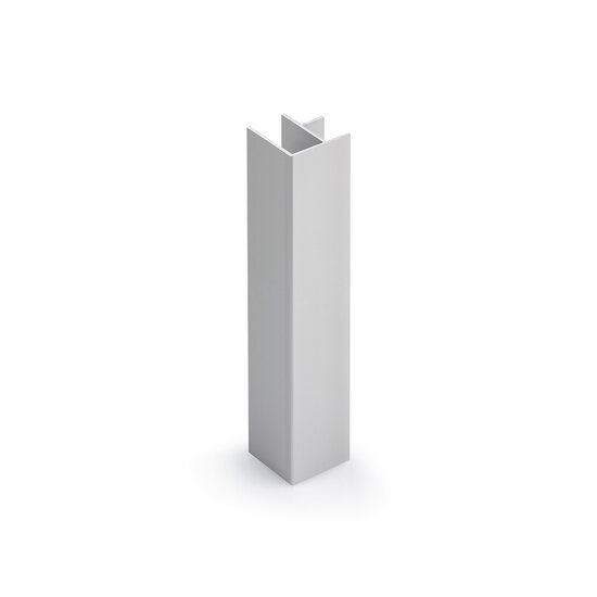Airpart 4041021 Skirting corner panels, Corner panel, H 150 mm, stainless steel colour