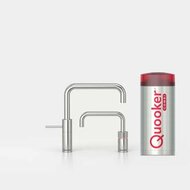 Quooker COMBI+ Nordic Square Twintaps RVS 22+NSRVSTT