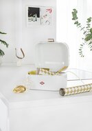 Wesco Single Grandy, Voorraadbak, wit mat