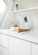 Wesco Single Grandy, Voorraadbak, wit mat