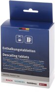 Bosch Siemens 00312454 Descaling tablets 12x18g suitable for coffee machines, kettles, hot water dispensers.