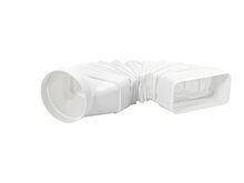 Airpart 4033024 MF-RBFLEX 2 system 125 tube bend, Connecting element, white