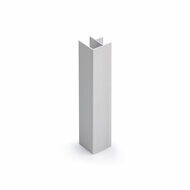 Airpart 4041021 Skirting corner panels, Corner panel, H 150 mm, stainless steel colour