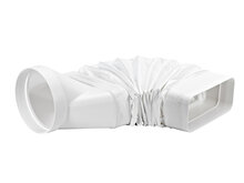 Airpart 4043043 F-RBFLEX 2 system 150 tube bend, Connecting element, white