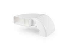 Airpart 4043074 flow 150 set with pipes for hob extraction, Air extraction accessories, white