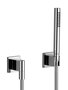 Dornbracht 27808980-00 Shower set with rosettes chrome